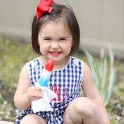Bailey Summer Bubble in Navy Gingham