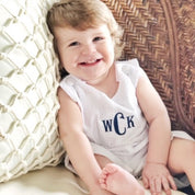 Connor Seersucker Shortall in White