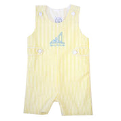 Connor Seersucker Shortall in Yellow