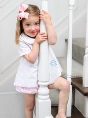 Sawyer Gingham Swing Set in Pink
