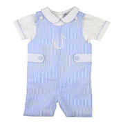 Connor Seersucker Shortall in Light Blue