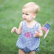 Bailey Summer Bubble in Navy Gingham