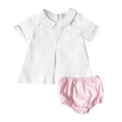 Sawyer Gingham Swing Set in Pink