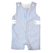 Connor Seersucker Shortall in Navy