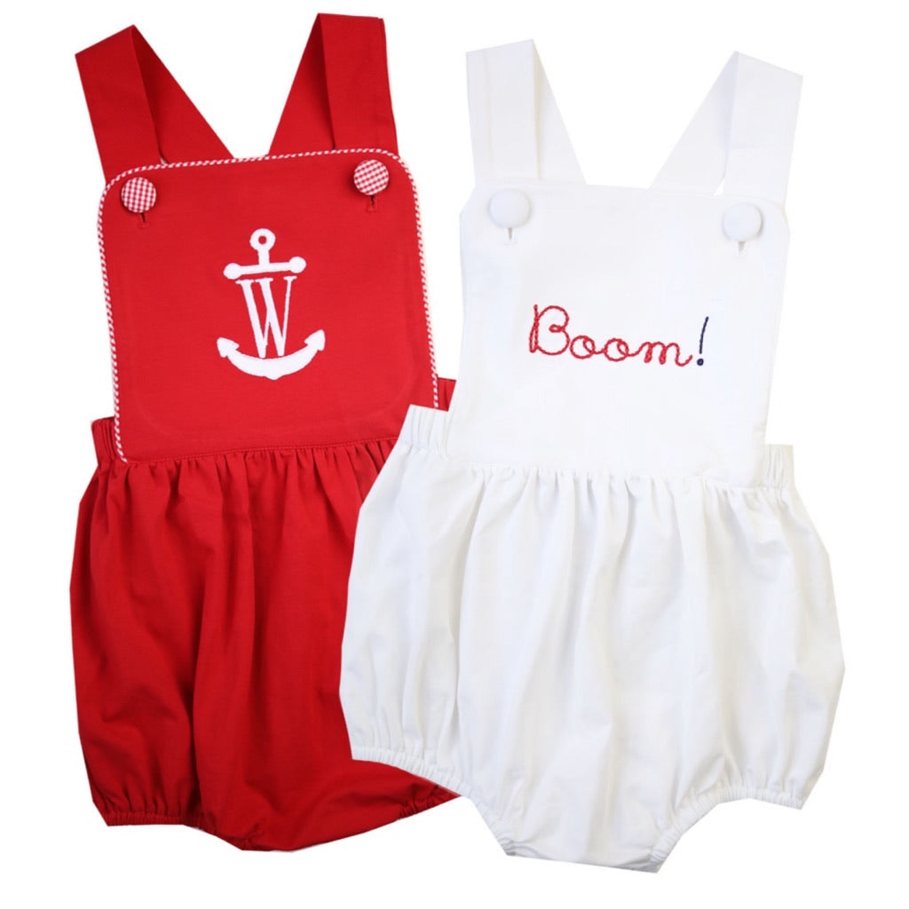 Emerson Playsuit Bubble in Red