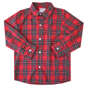 Monogram Tartan Classic Boys Button-down Holiday 