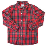 Julian Red Tartan Button-Down Shirt