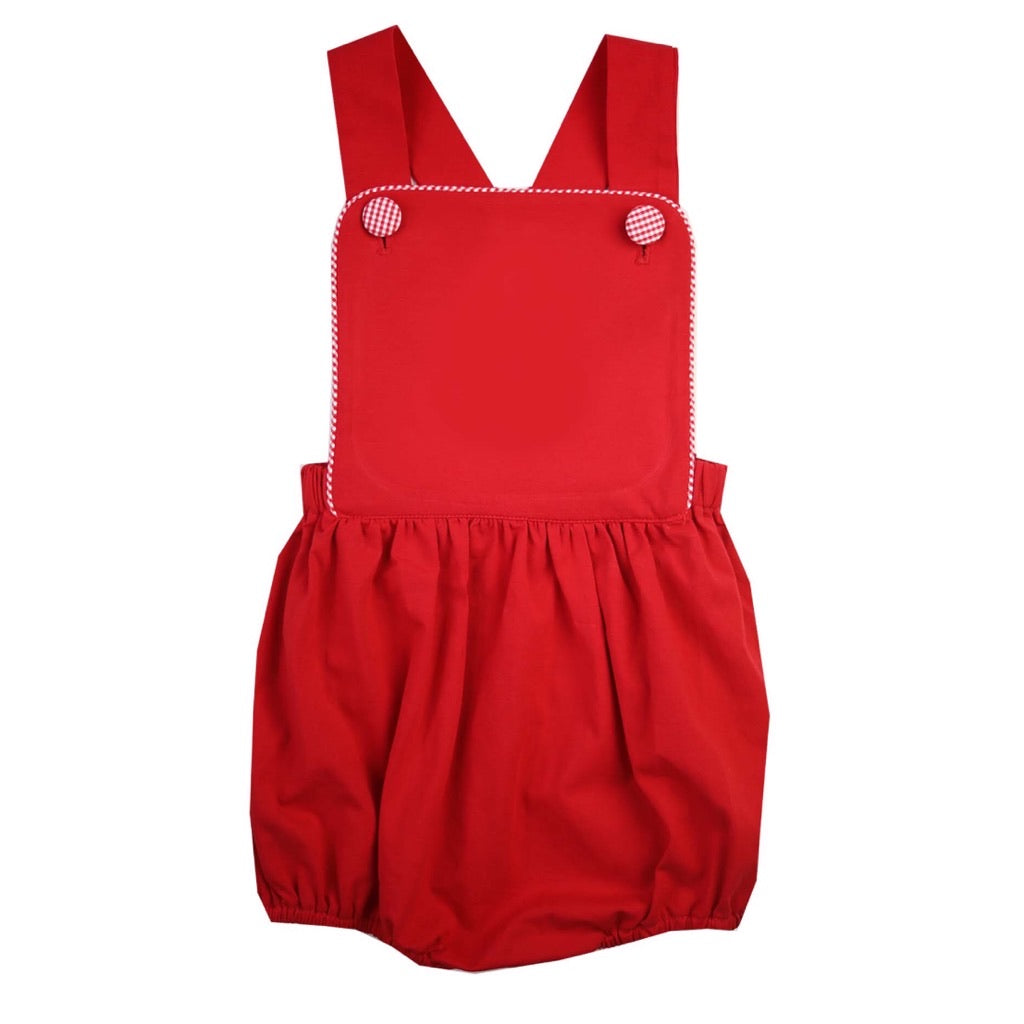 Emerson Playsuit Bubble in Red