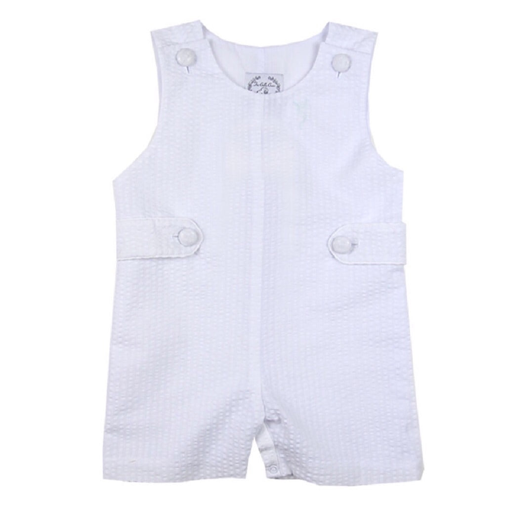 Connor Seersucker Shortall in White