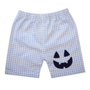 Blue Boo-Tastic Jack-O-Lantern Shorts