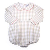 Autumn Khaki Gingham Unisex Bubble