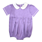 Lilac Laine Short-Sleeve Bubble Bodysuit
