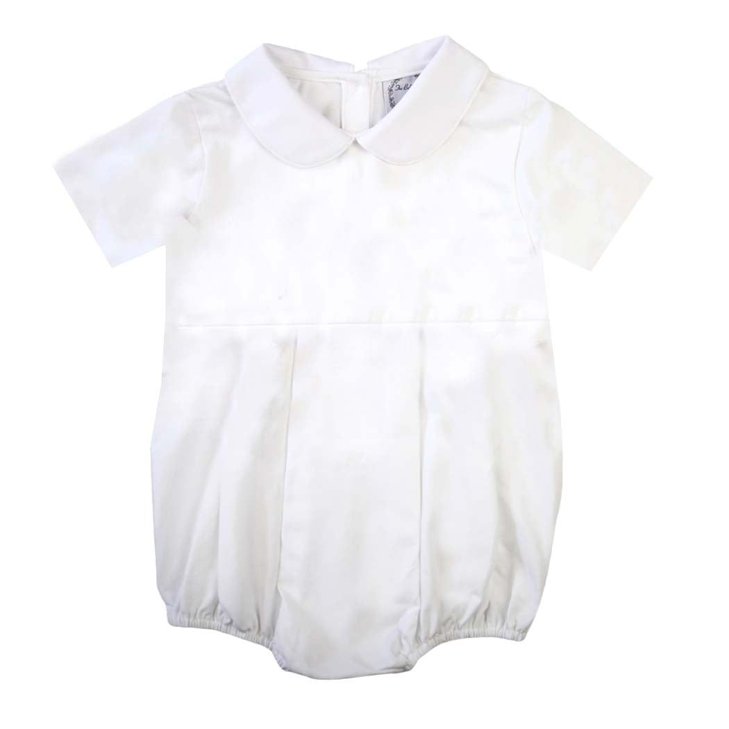 White Laine Short-Sleeve Bubble Bodysuit