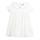 Baby Blue Picot Baby Day Gown