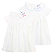 Pink Picot Baby Day Gown