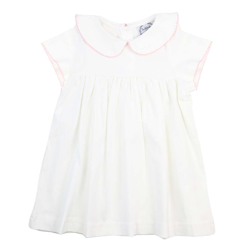 Pink Picot Baby Day Gown