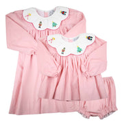 Pink Corduroy Nutcracker Swing Set