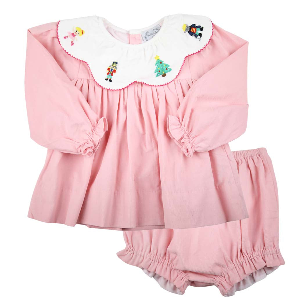 Pink Corduroy Nutcracker Swing Set