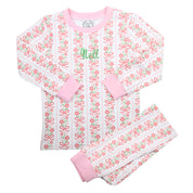 Floral & Bow Print Loungewear Set