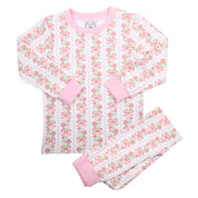 Floral & Bow Print Loungewear Set