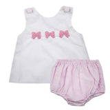 Pink Bow Swing Set