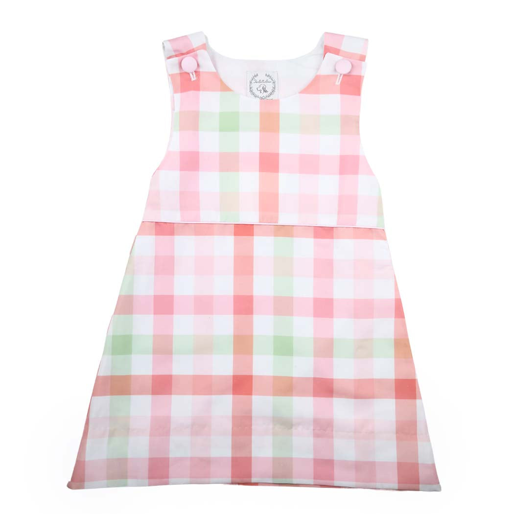 Plaid Print Knit Dress