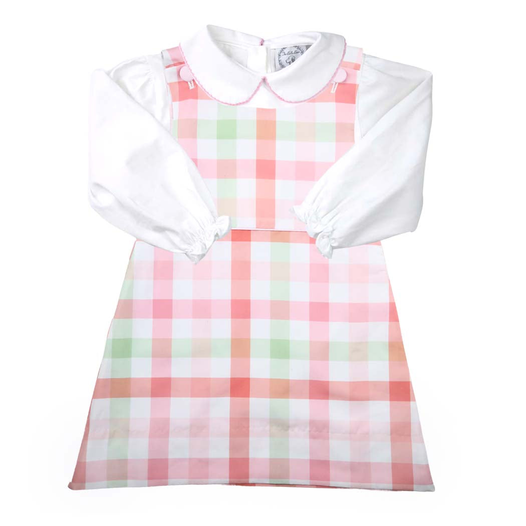 Plaid Print Knit Dress