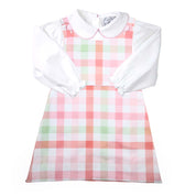 Plaid Print Knit Dress