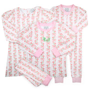 Floral & Bow Print Loungewear Set