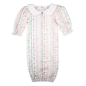 Pink Floral Baby Gown