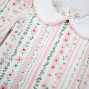 Pink Floral Baby Gown