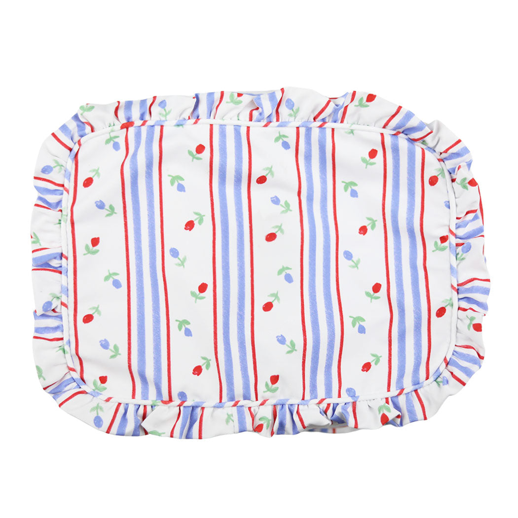 Patriotic Floral Catch-all Zipper Pouch