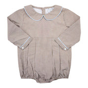Autumn Brown Gingham Bubble