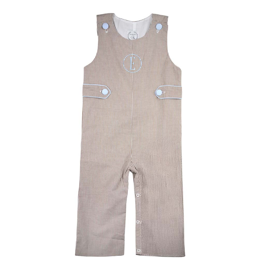 Autumn Brown Gingham Longall