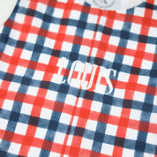 Boys Red & Blue Gingham Shortall