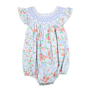 Annie Smocked Floral Bubble