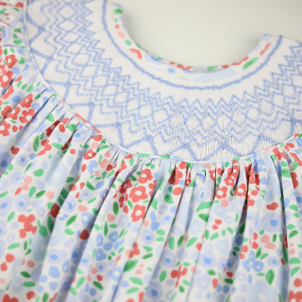 Annie Smocked Floral Dress