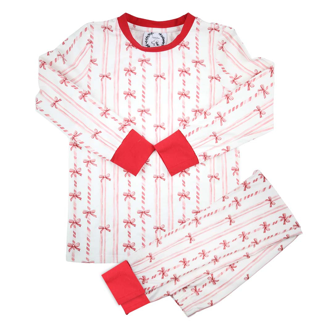 Christmas Bow Loungewear Set