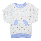 Baby Blue Santa Sweatshirt