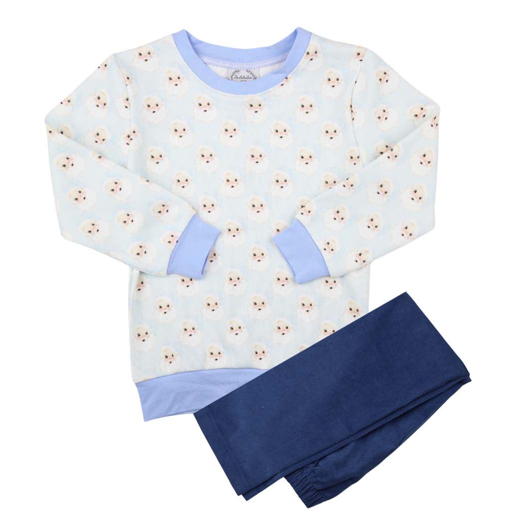 Baby Blue Santa Sweatshirt