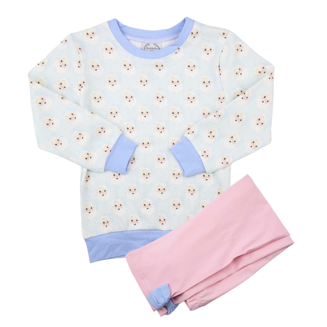 Baby Blue Santa Sweatshirt