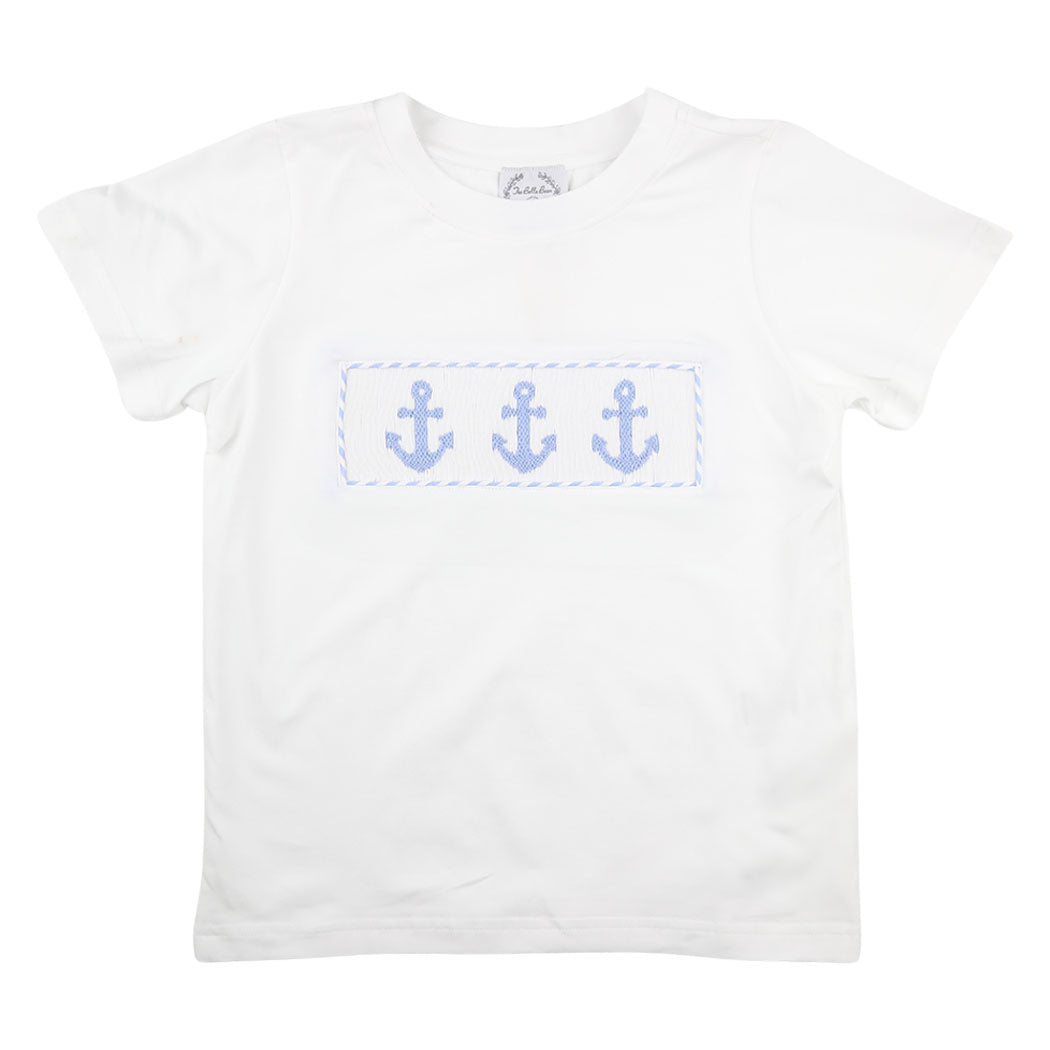 Smocked Anchor Tee Shirt