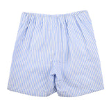 Baby Blue Seersucker Boys Shorts