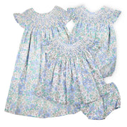 Floral Smocked Bubble