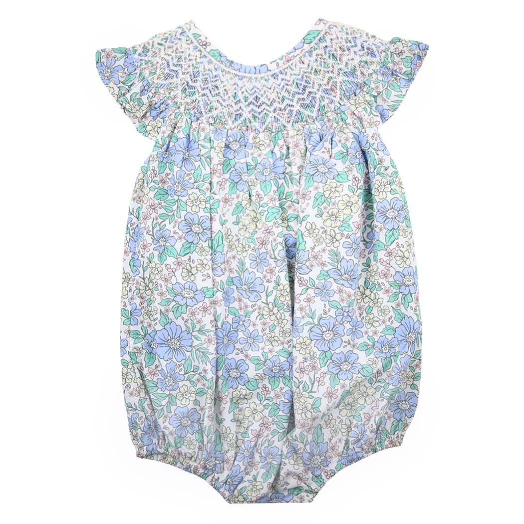 Floral Smocked Bubble