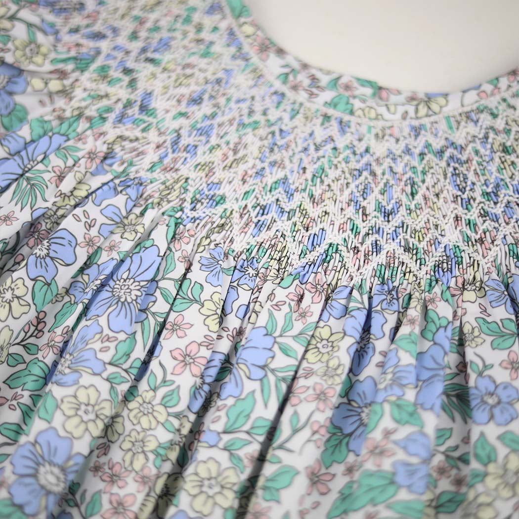 Floral Smocked Bubble