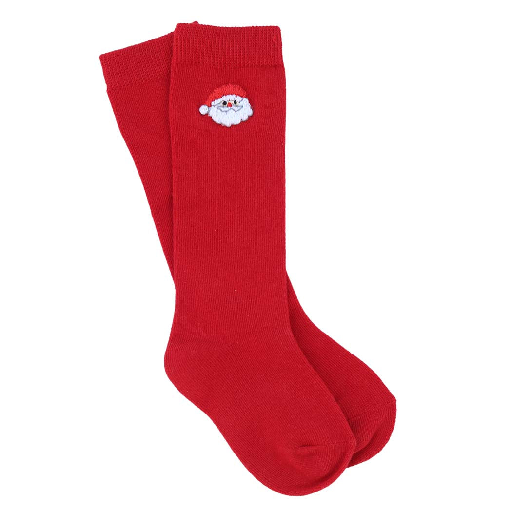 Red Socks with Santa