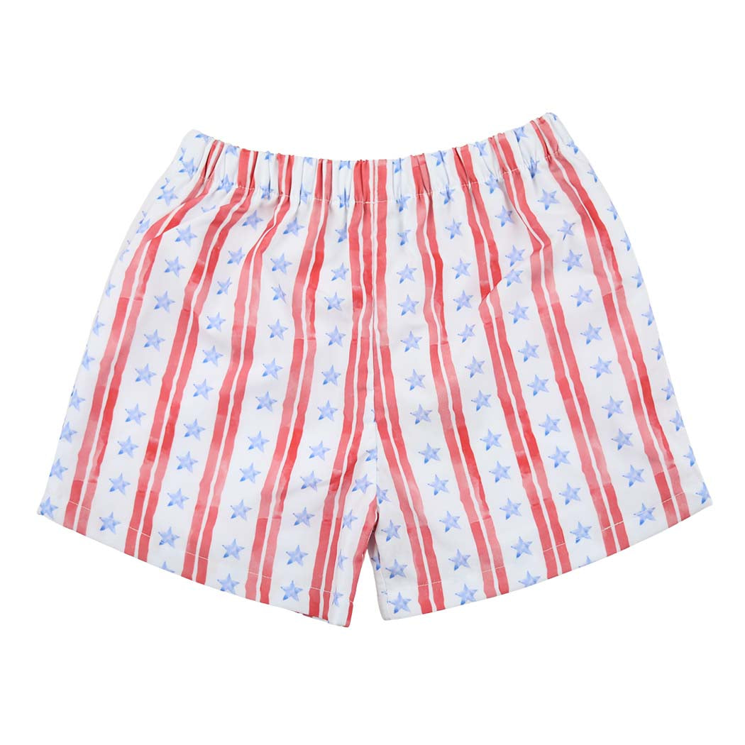 Boys Patriotic Stars Shorts