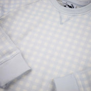 Baby Blue Gingham Sweatshirt
