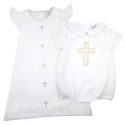 White Unisex Easter Cross Bubble